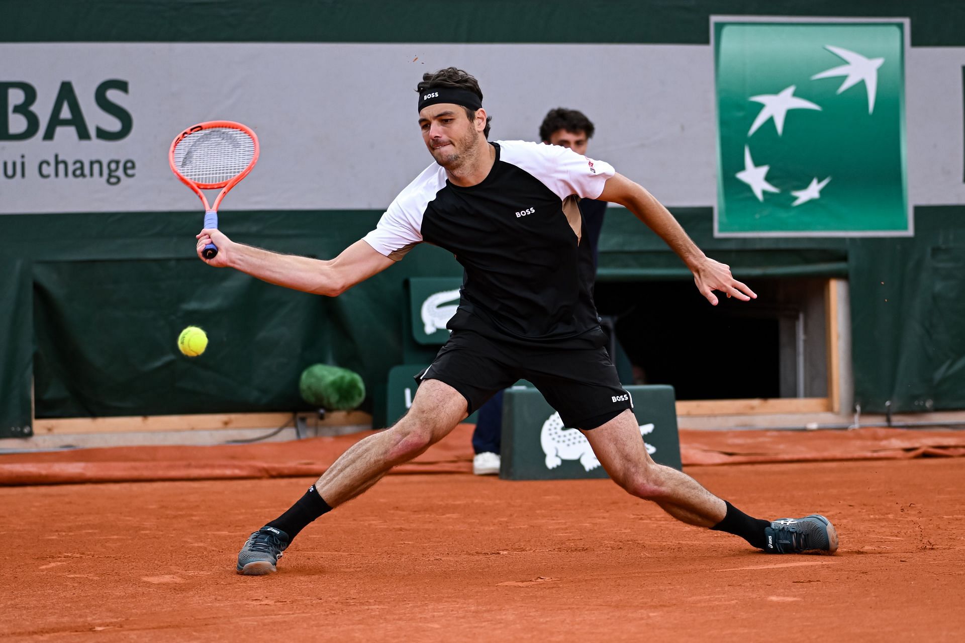 Fritz in action at the 2025 French Open - Day Two - Source: Getty